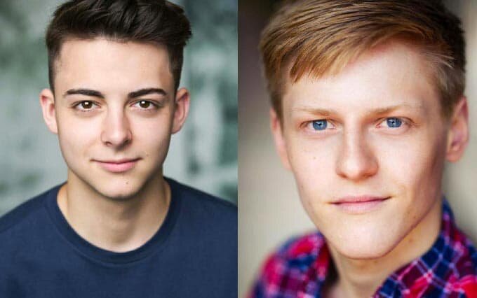 Jed Berry (left) and Kane Verrall - cast of Fanny & Stella